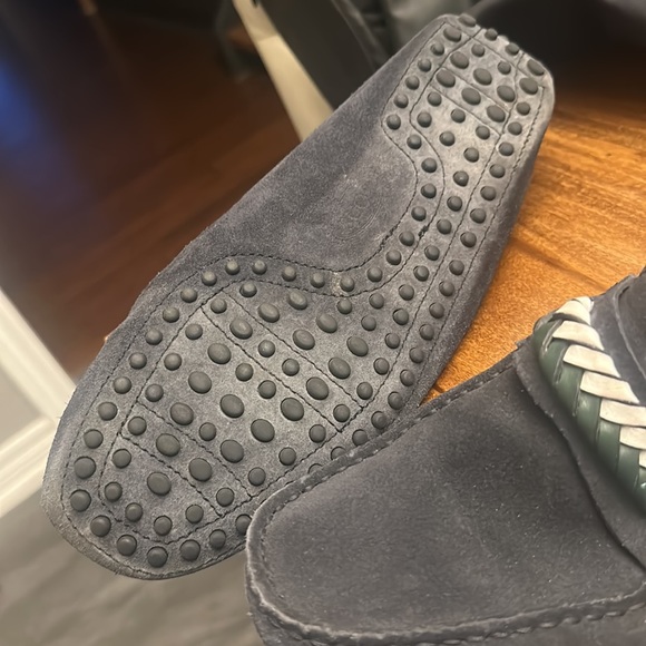 TOD’s blue leather loafers - Picture 4 of 4